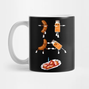 Currywurst, Wurst, Imbiss, Chips, Fries, Fast food Mug